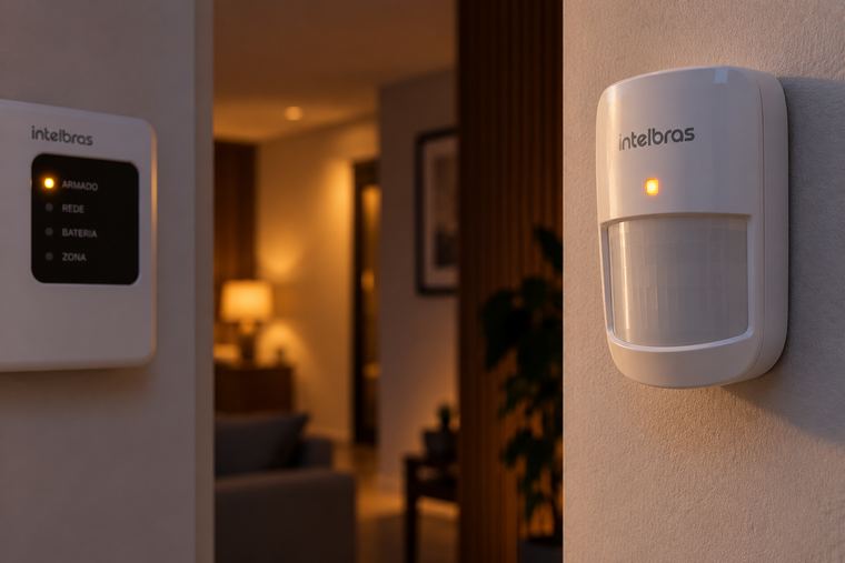 Sensores de movimento — alarme residencial e comercial