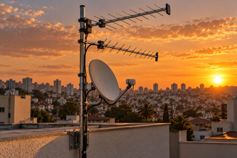 Antena coletiva para prédio — antena coletiva